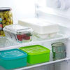 Double Compartment Glass Food Container - CRYSTALIA GLASS
